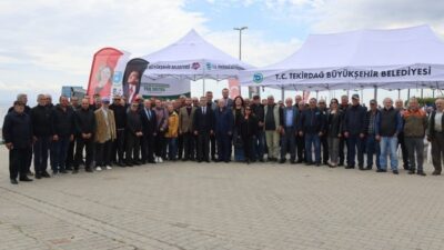 Tekirdağ’ın Şarköy ilçesinde Sebzeciliği Geliştirme Projesi kapsamında üreticilere yazlık sebze