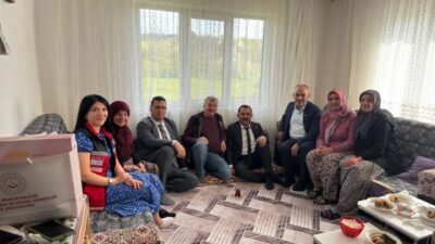 Bilecik’te, şehit Sedat Çakır’ın annesi Refiye Çakır seneyi devriyesi kapsamında