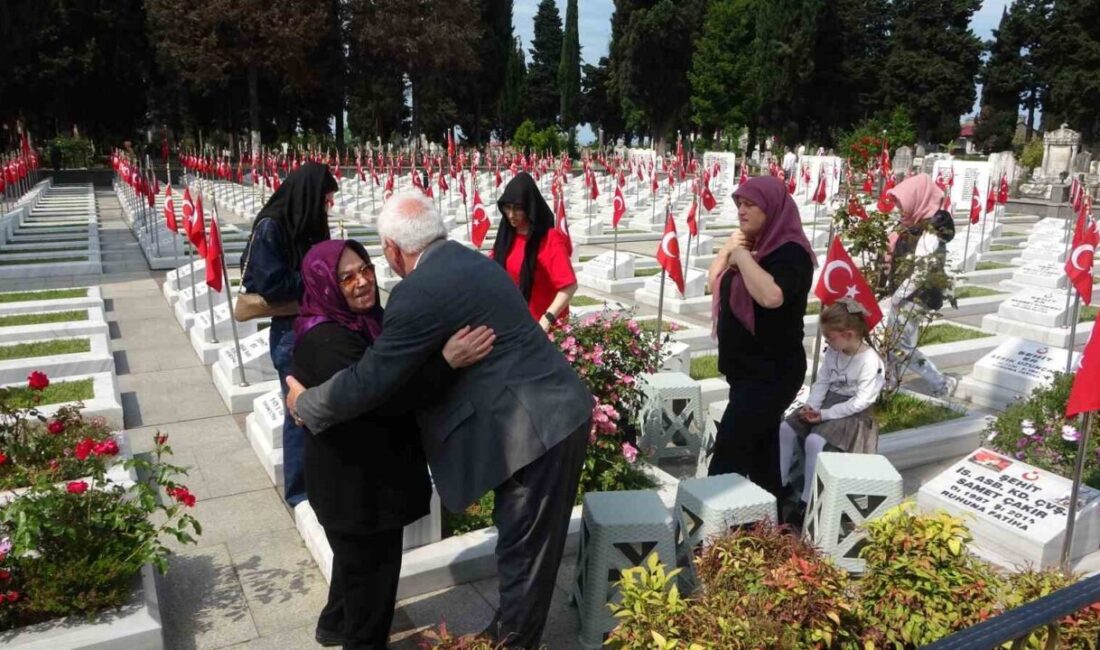 Kurban Bayramı dolayısıyla Trabzon Sülüklü Asri Mezarlığı Şehitliği’nde anma programı