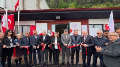 Kastamonu’nun İnebolu ilçesinde sel felaketinde zarar gören Özlüce Aile Sağlığı
