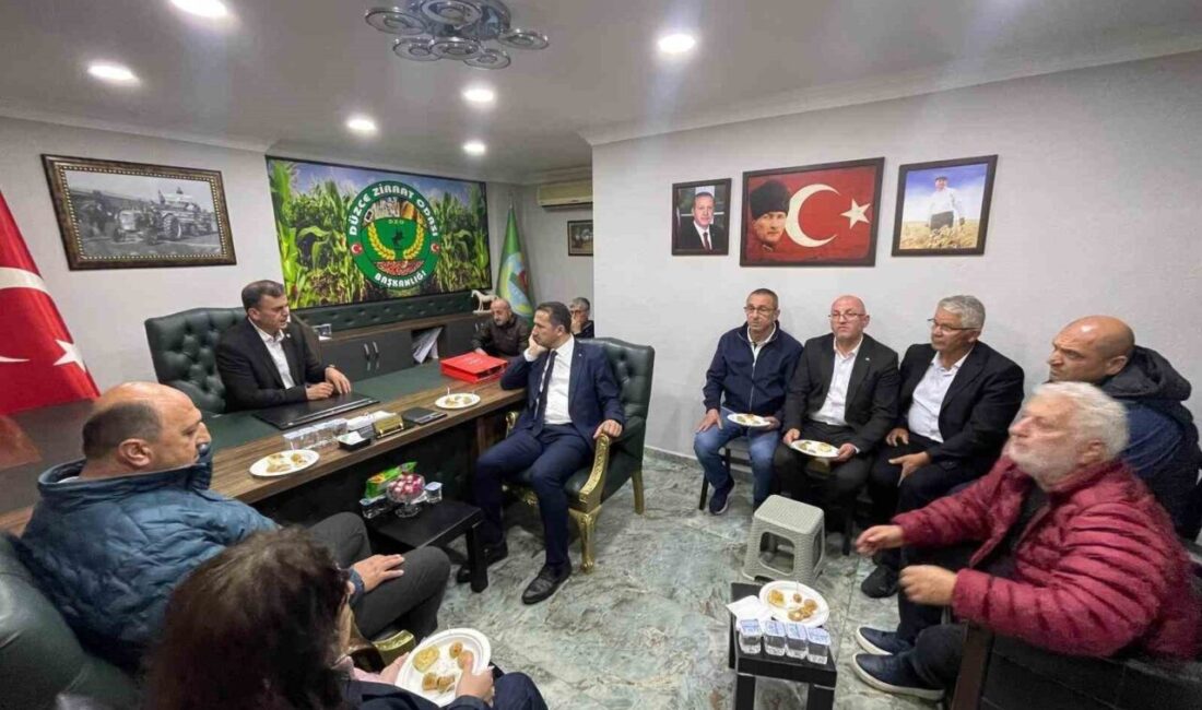 AK Parti Düzce İl Başkanı Hasan Şengüloğlu, toprağı emekle buluşturan,