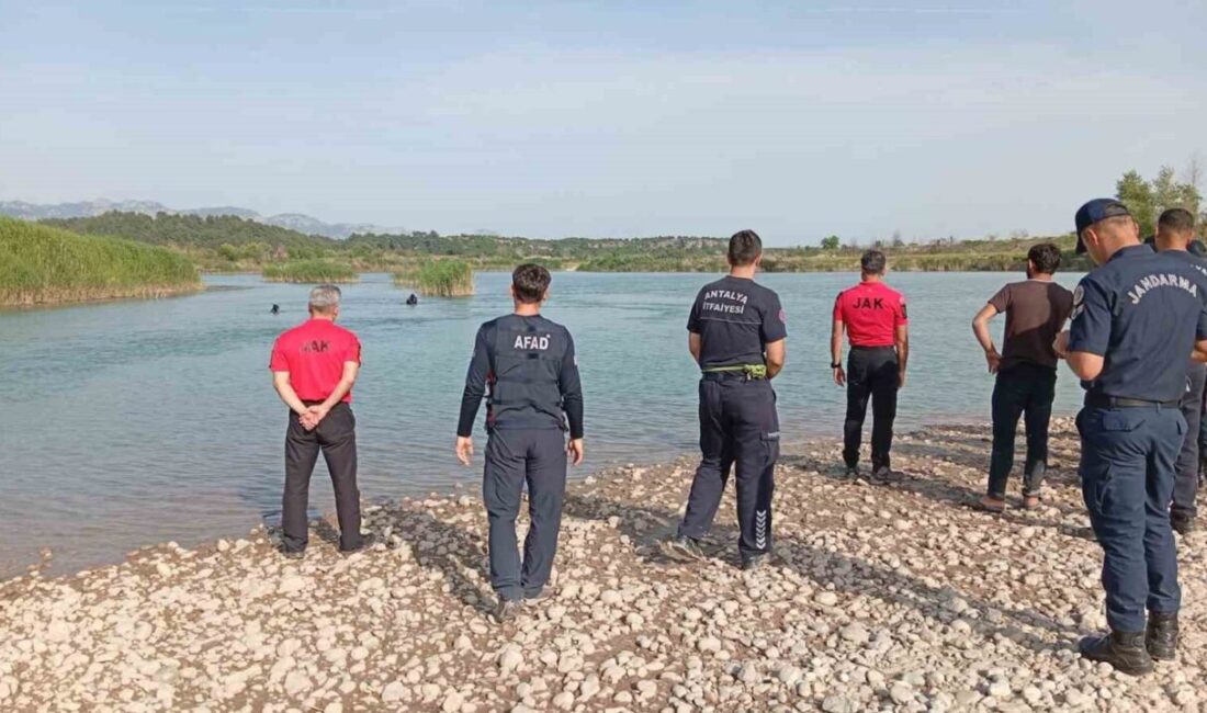 Antalya’da serinlemek için Aksu Çayı’na giren yabancı uyruklu 3 arkadaştan