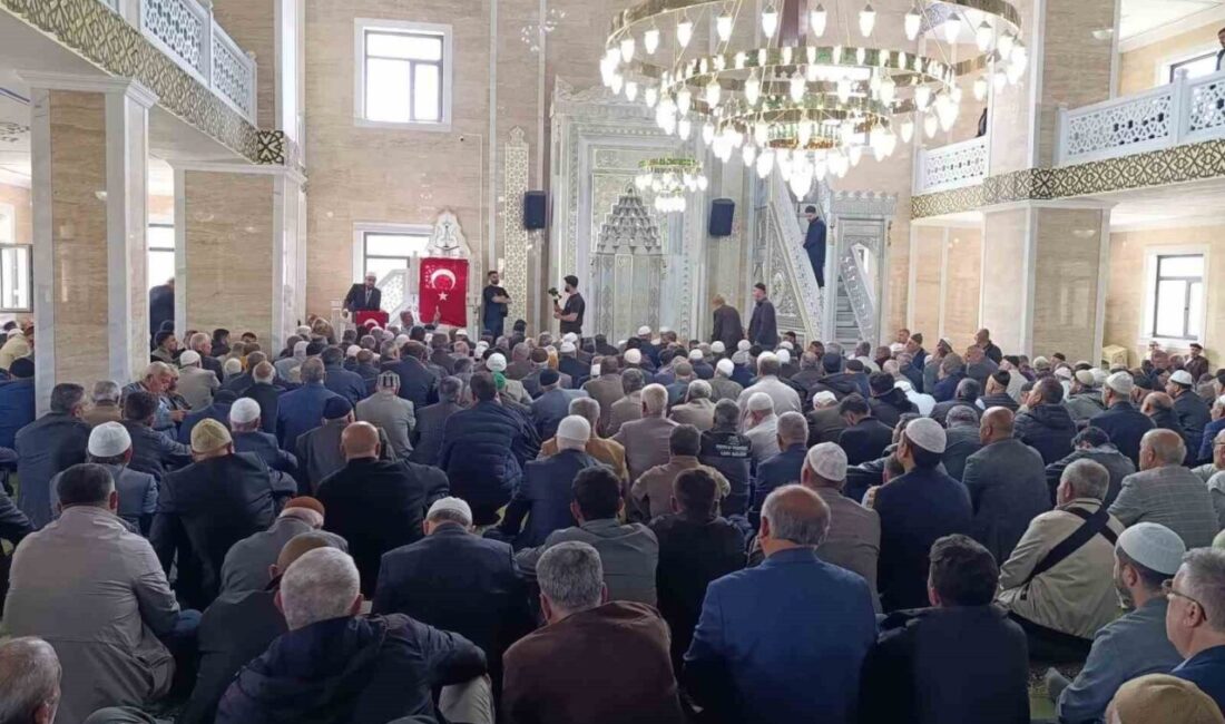 Muş’un Hasköy ilçesinde yapımı tamamlanan Şeyh Muhammed Kazım Camii ve