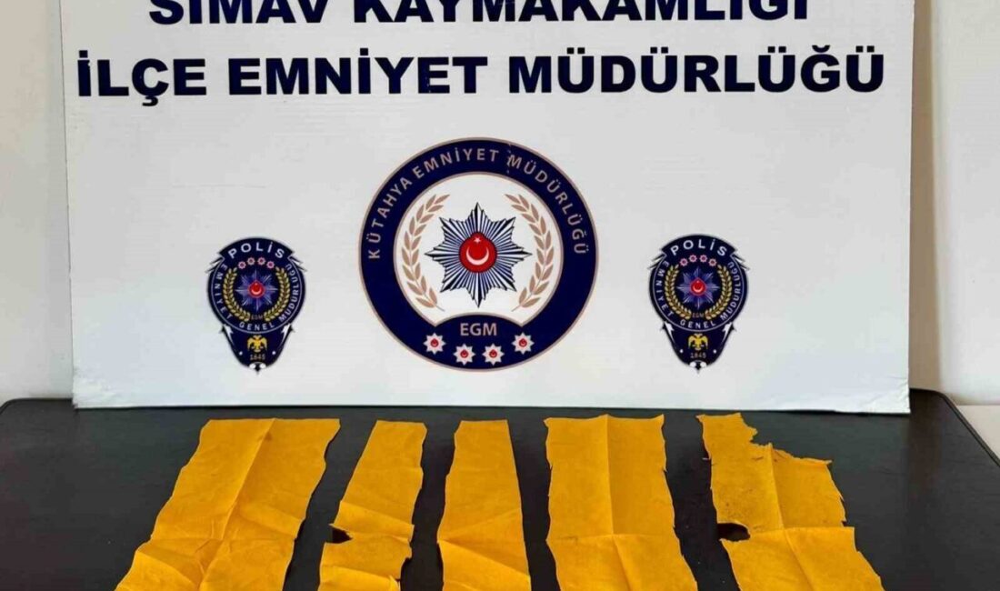 Kütahya’nın Simav ilçesinde İlçe Emniyet Müdürlüğü ekiplerince gerçekleştirilen operasyonda, 5