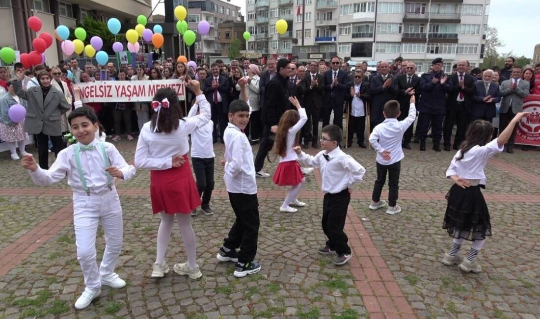 Sinop’ta 10-16 Mayıs Engelliler Haftası kapsamında düzenlenen etkinlikler yürüyüş ve
