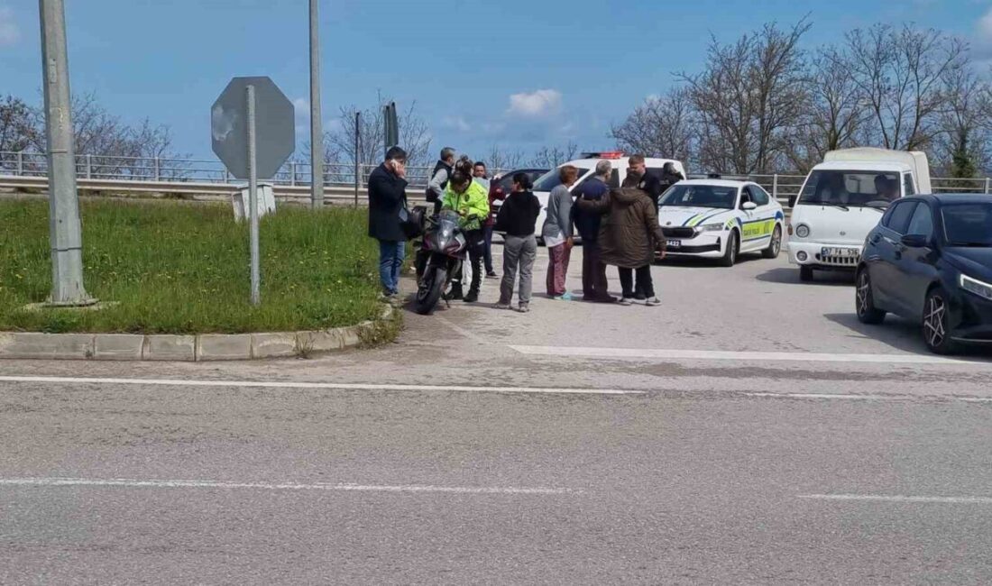 Sinop’ta meydana gelen trafik kazasında 1 kişi yaralandı. Kaza, Gelincik
