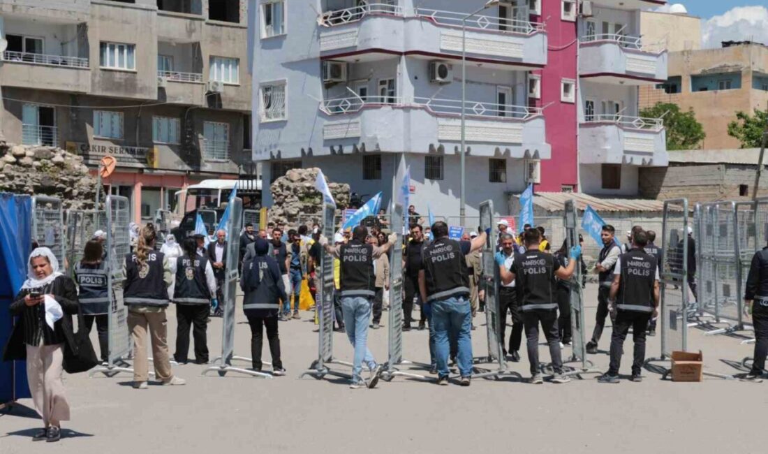 Şırnak’ın Cizre ilçesinde 1 Mayıs Emek ve Dayanışma Günü düzenlenen