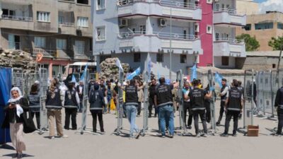 Şırnak’ın Cizre ilçesinde 1 Mayıs Emek ve Dayanışma Günü düzenlenen