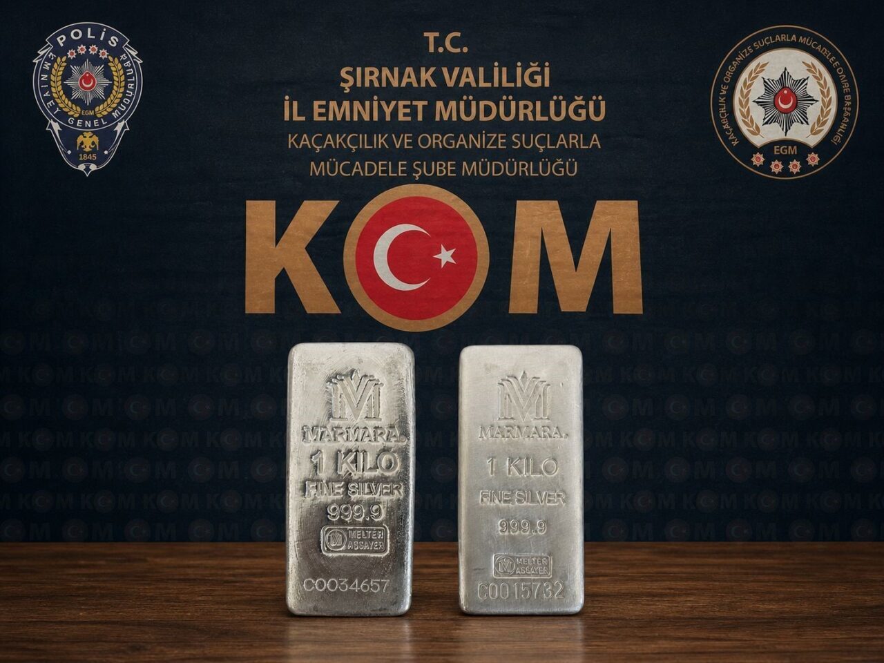 Şırnak’ta düzenlenen eş zamanlı operasyonlarda 4.3 milyonluk kaçak ürün ele