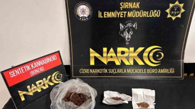 Şırnak’ta gerçekleştirilen operasyonlarda çok miktarda uyuşturucu madde ve kaçak ürün