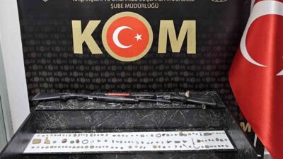 Şırnak’ın Silopi ilçesinde polis ekiplerince düzenlenen operasyonda tarihi eser niteliği