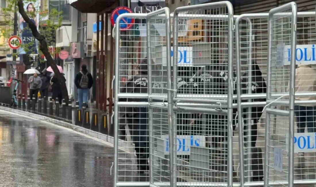 İstanbul Şişli’de 1 Mayıs Emek ve Dayanışma Günü nedeniyle güvenlik
