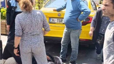 Şişli’de geri manevra yapan ticari taksinin altında kalan yaşlı kadın