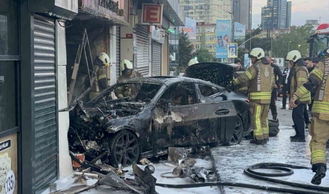Şişli’de seyir halindeki bir sürücü, direksiyon hakimiyetini kaybederek yol kenarındaki