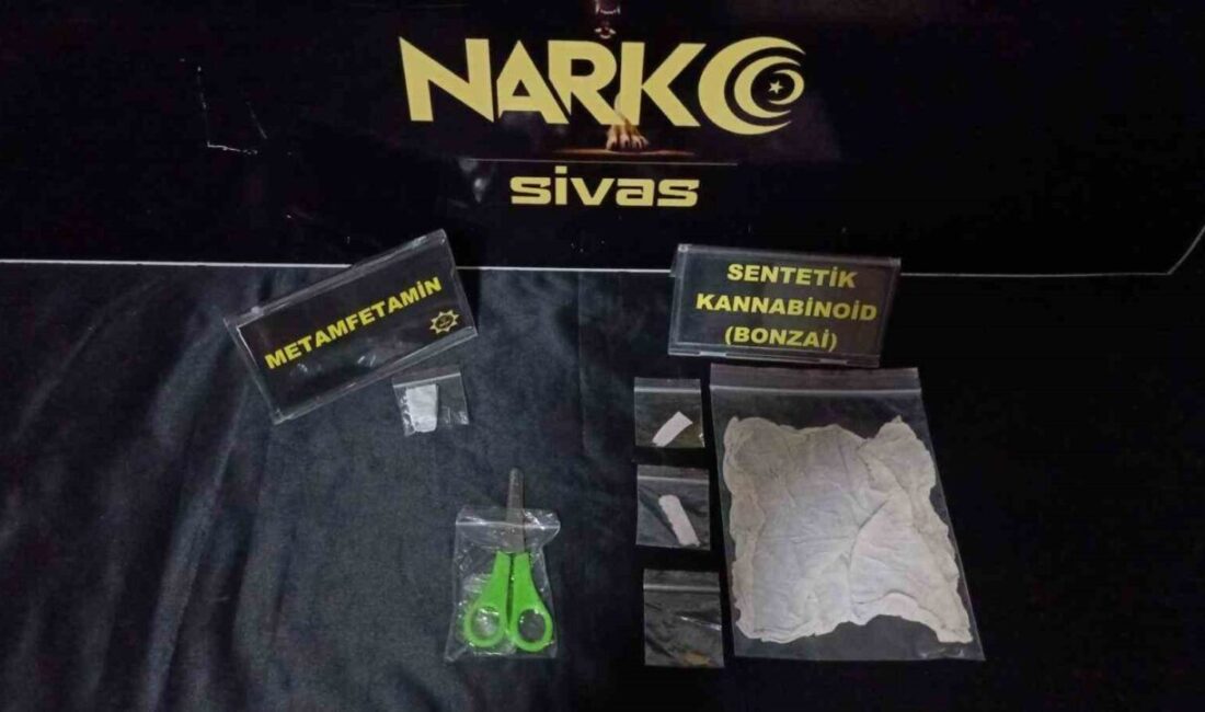 Sivas’ta polis ekiplerinin narkotik operasyonunda yakalanan 3 kişi tutuklandı. Sivas