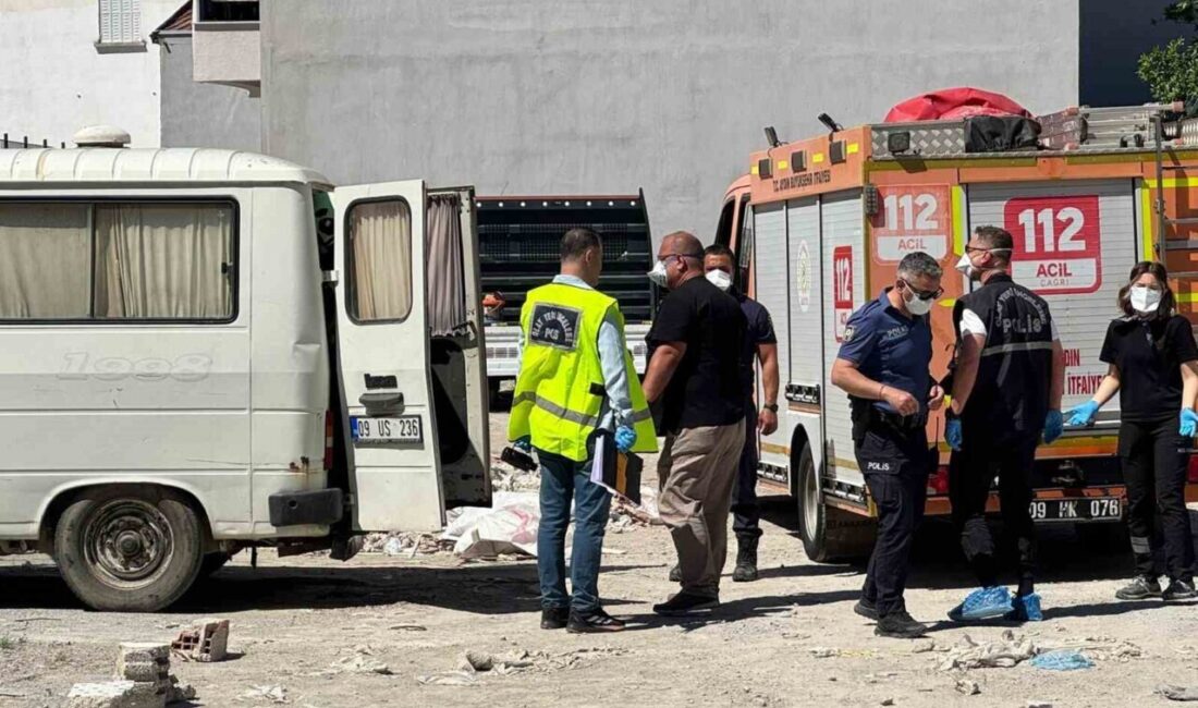 Aydın’ın Söke ilçesinde minibüste yaşamını sürdüren bir kişi ölü olarak