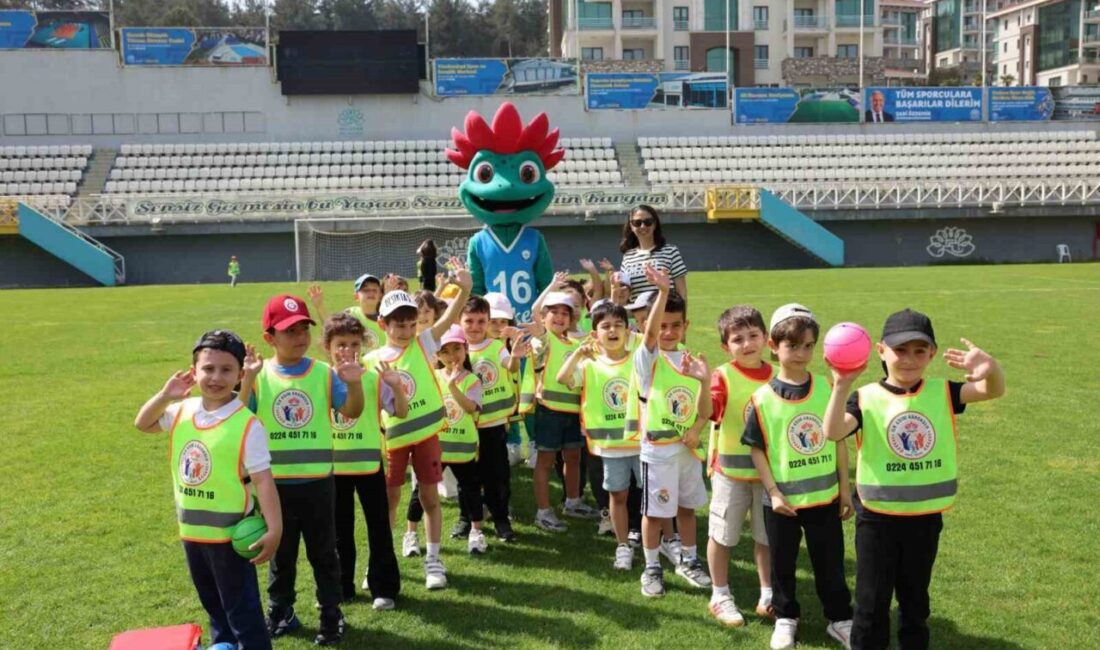Bu yıl 24’üncüsü düzenlenen Nilüfer Uluslararası Spor Şenlikleri’nde okul öncesi