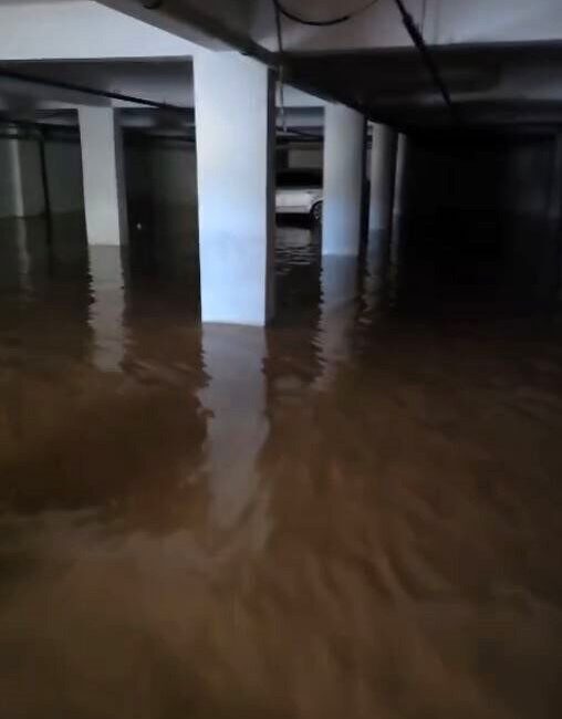 Gaziantep’te hafta sonu etkili olan şiddetli yağış ve fırtınayla birlikte