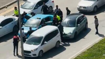 Gaziantep’te kız arkadaşı ile birlikte taksiciyi rehin alan silahlı şahıs,