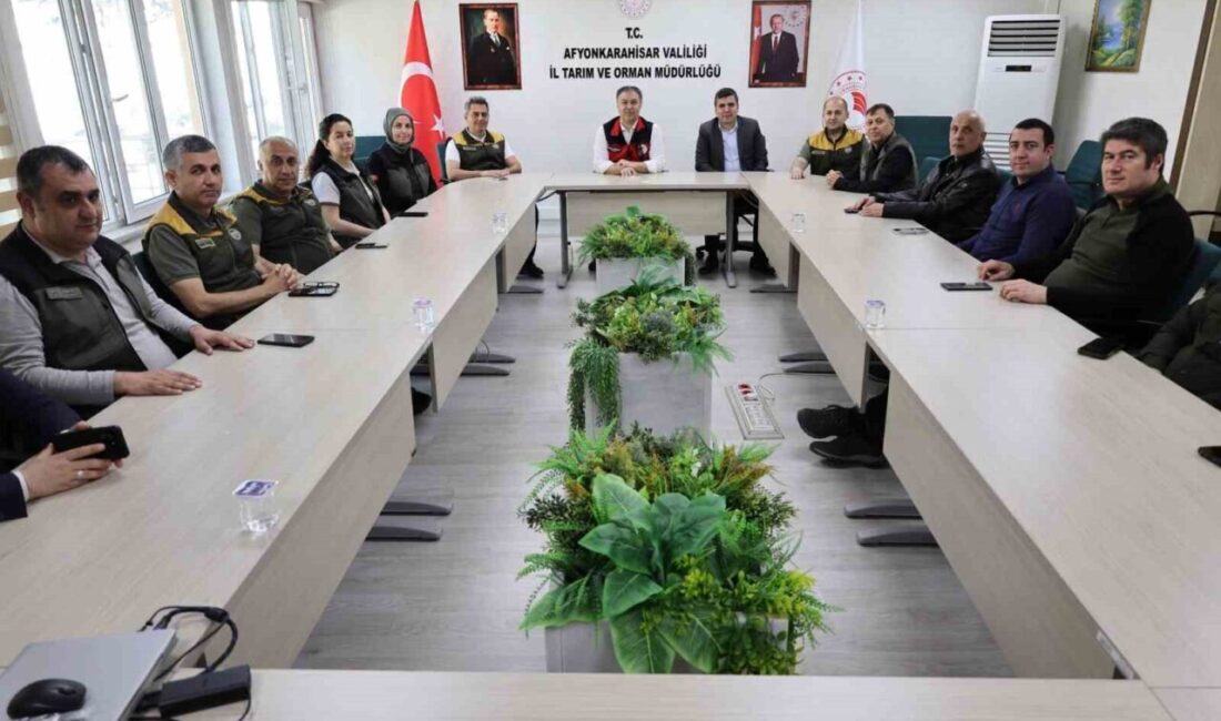 Afyonkarahisar Tarım ve Orman İl Müdürlüğü tarafından koordinasyon toplantısı gerçekleştirildi.