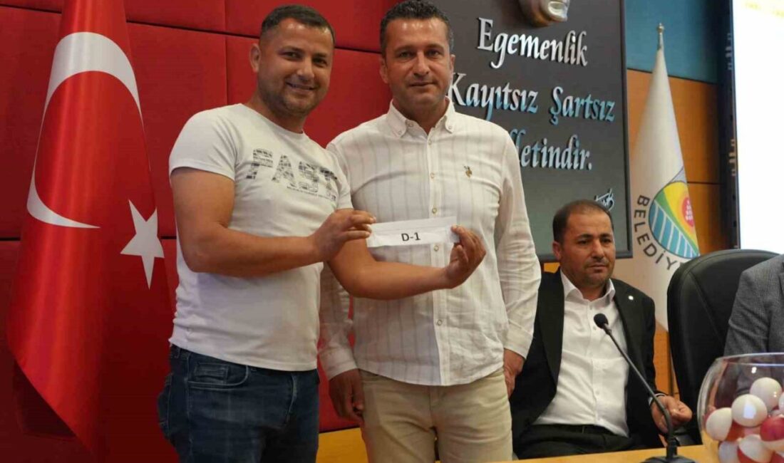 Tarsus Belediyesinin geleneksel Köyler Arası Futbol Turnuvasında kura çekimiyle eşleşmeler