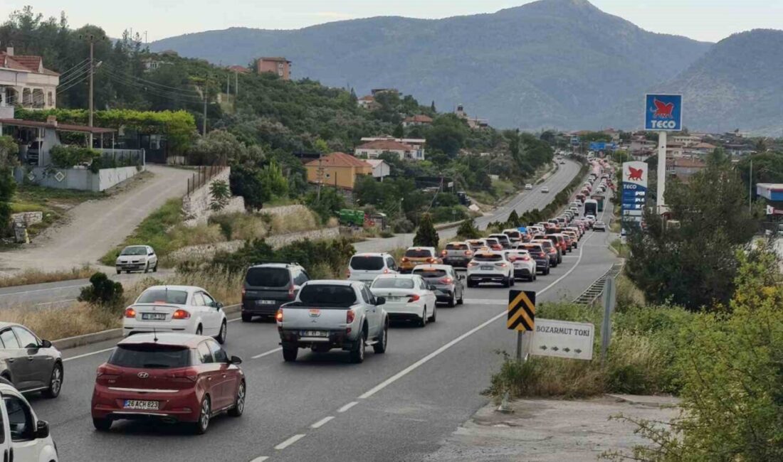 Türkiye’nin önemli turizm merkezlerinden Muğla’da Kurban Bayramı tatili dolayısıyla trafik
