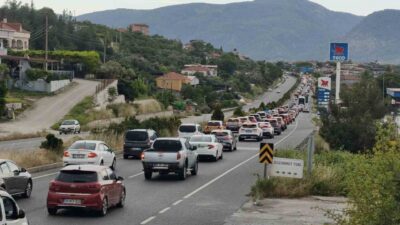 Türkiye’nin önemli turizm merkezlerinden Muğla’da Kurban Bayramı tatili dolayısıyla trafik