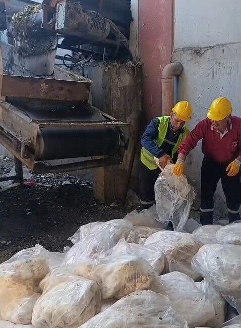 Tekirdağ’da otoyolda durdurulan araçta yapılan denetimde, uygun olmayan şartlarda taşındığı