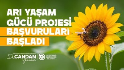 Tekirdağ Büyükşehir Belediyesi’nin arıcılara yönelik yem desteği projesi için başvurular