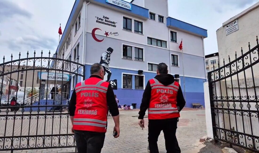 Tekirdağ’da çocukların güvenli bir ortamda eğitim hayatlarını sürdürebilmesi amacıyla okul