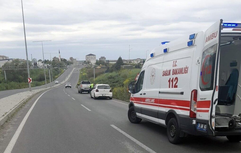 Tekirdağ’ın Muratlı ilçesinde meydana gelen trafik kazasında otomobilin çarptığı yaya