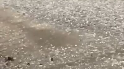 Tekirdağ’da etkili olan kısa süreli sağanak ve dolu, hayatı olumsuz