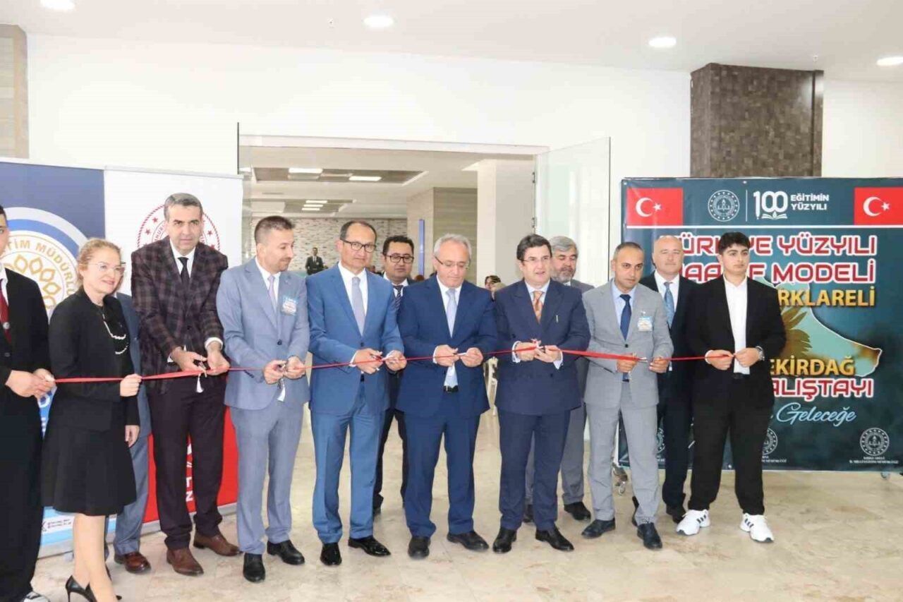Tekirdağ’da düzenlenen “Türkiye Yüzyılı Maarif Modeli Bölge Çalıştayı”nda, Tekirdağ, Edirne