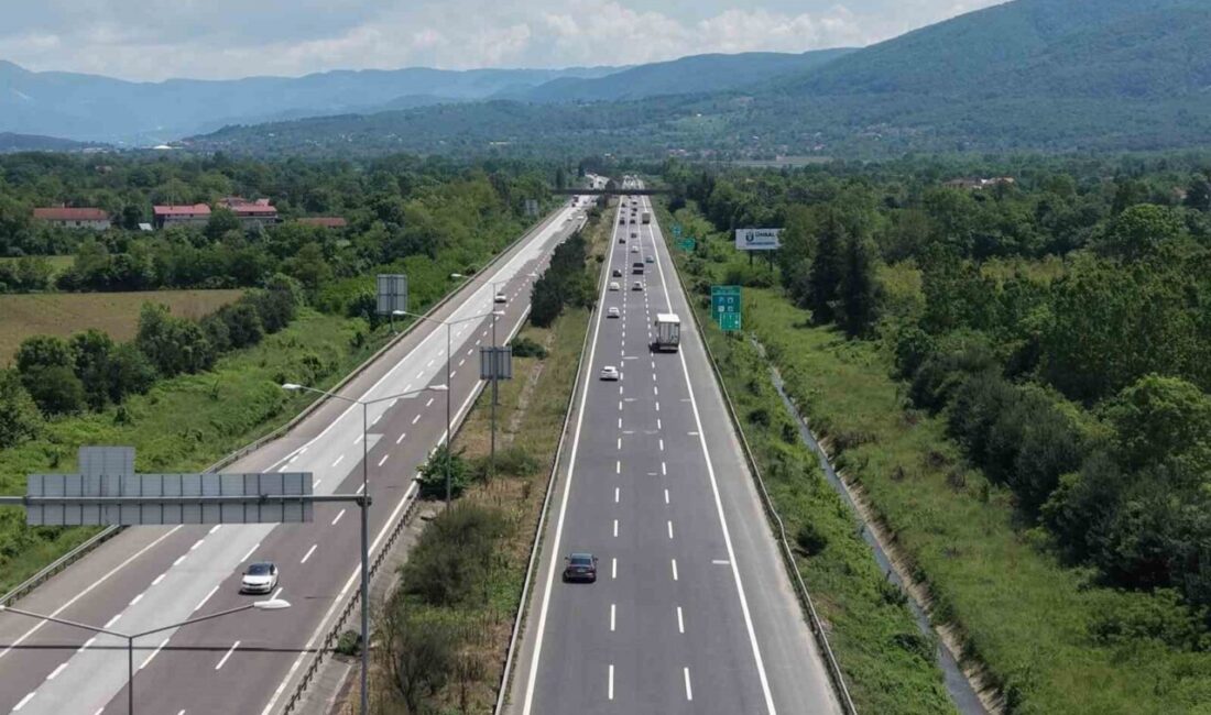 Kurban Bayramı’nın ilk gününde TEM Otoyolu’nun Düzce geçişi büyük ölçüde
