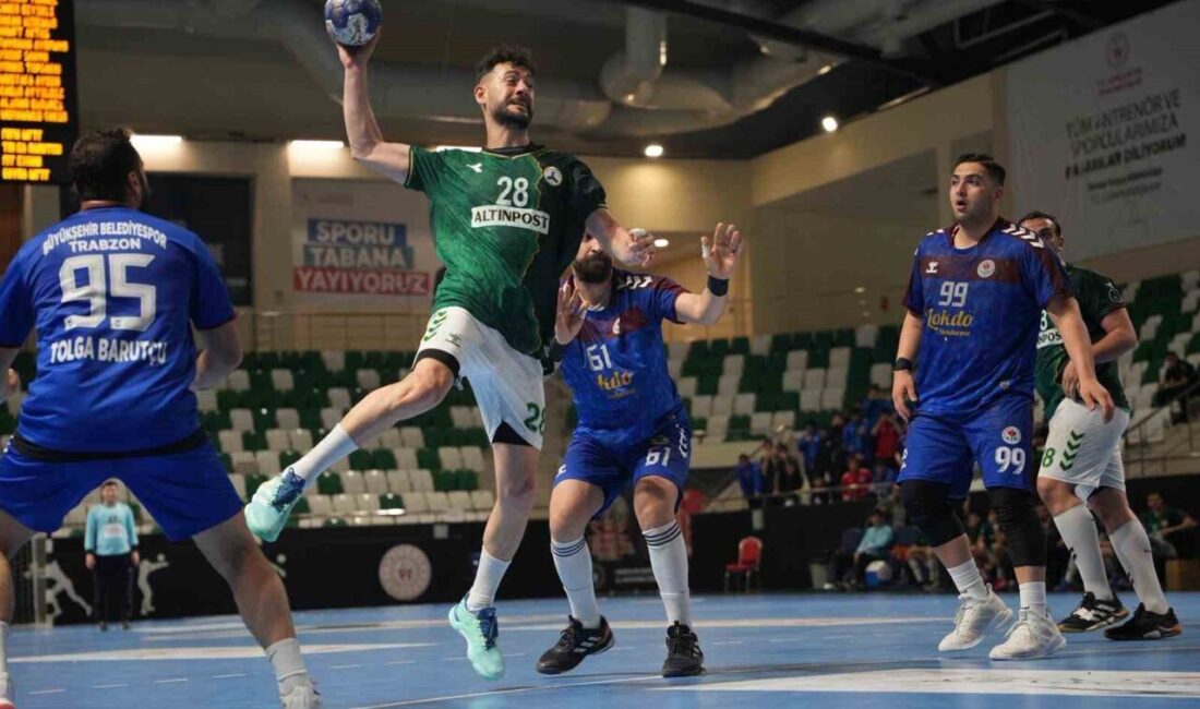 THF Erkekler Hentbol Süper Liginde Giresunspor, konuk ettiği Trabzon Büyükşehir