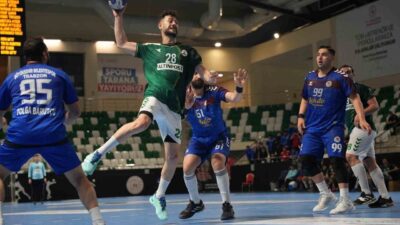 THF Erkekler Hentbol Süper Liginde Giresunspor, konuk ettiği Trabzon Büyükşehir