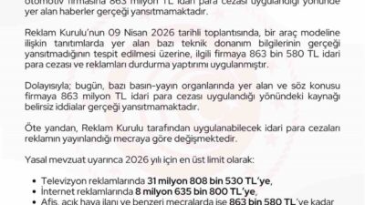 Ticaret Bakanlığı, bazı basın yayın organlarında, Ticaret Bakanlığı Reklam Kurulu