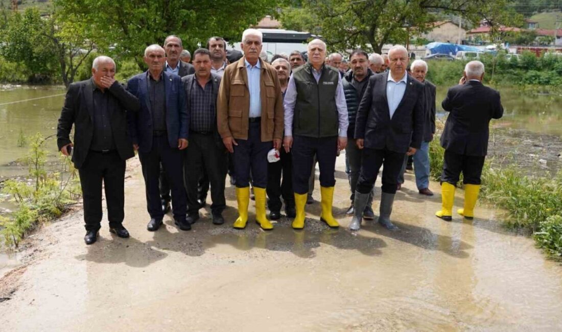 Türkiye Ziraat Odaları Birliği Genel Başkanı Şemsi Bayraktar Tokat’taki taşkınlardan