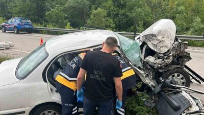 Tokat’ın Reşadiye ilçesinde meydana gelen taraflı trafik kazasında 5 kişi