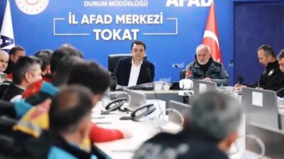 Tokat’ta muhtemel sel ve su baskınlarına karşı düzenlenen koordinasyon toplantısının