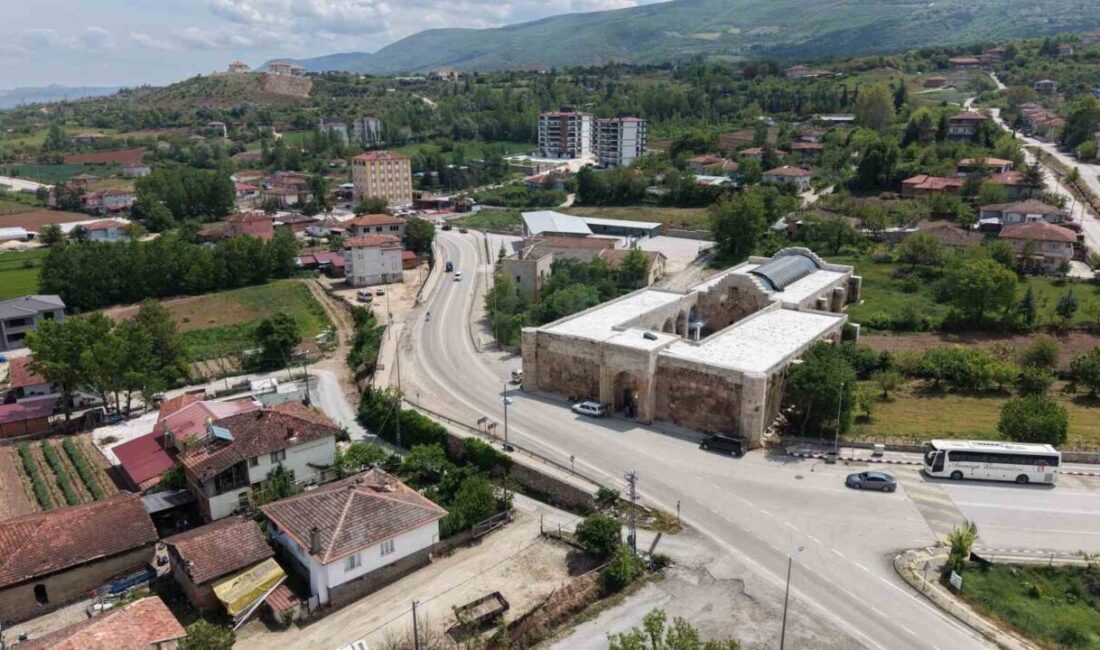 Tokat’ın Pazar ilçesindeki Mahperi Hatun Kervansarayı, Selçuklu’dan günümüze uzanan tarihi