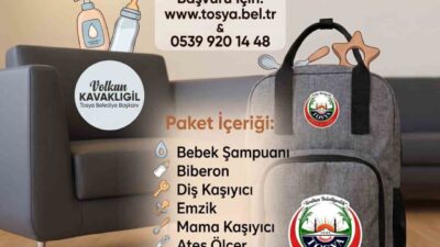 Tosya Belediyesi tarafından “Yeni Doğan Destek Paketi” projesi kapsamında hazırlanan
