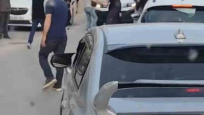 Bursa’da trafikte çıkan tartışma, döner bıçaklı kavgaya dönüştü. O anlar
