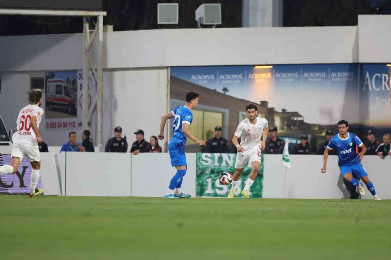 Trendyol 1. Lig’in Play-off çeyrek finalinde Bodrum FK, sahasında Pendikspor’u