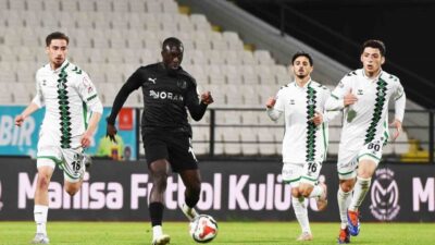 Trendyol 1. Lig’in 38. haftasında Manisa Futbol Kulübü sahasında ağırladığı