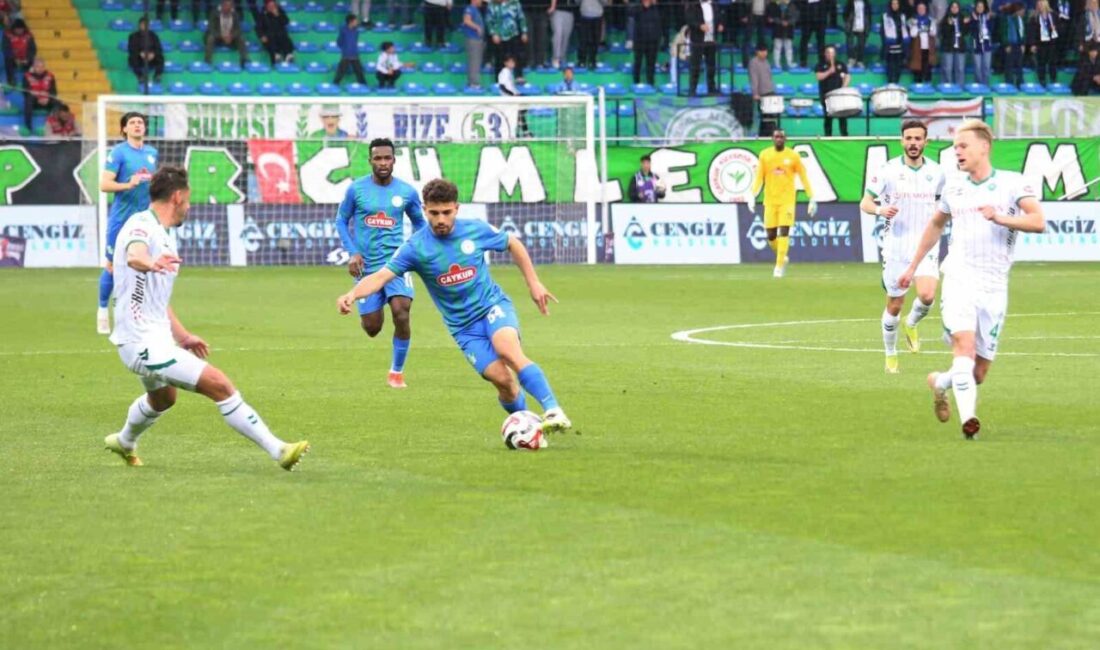 Trendyol Süper Lig’in 32. haftasında Çaykur Rizespor sahasında Konyaspor’u ağırlıyor.