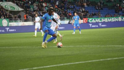 Trendyol Süper Lig’in 32. haftasında Çaykur Rizespor sahasında Konyaspor’u 3-2
