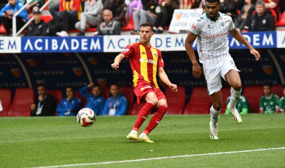 Trendyol Süper Lig’in son haftasında Kayserispor, konuk ettiği Konyaspor’u 2-1