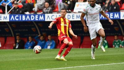 Trendyol Süper Lig’in son haftasında Kayserispor, konuk ettiği Konyaspor’u 2-1