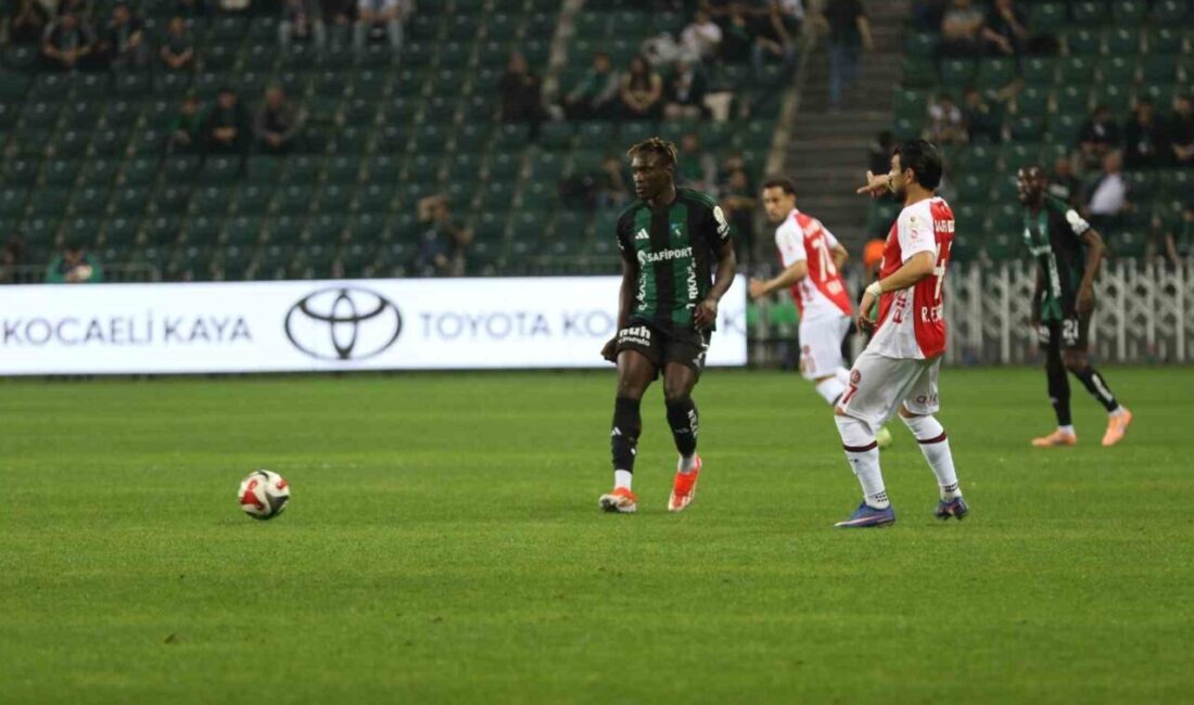 Trendyol Süper Lig’in 33. haftasında Kocaelispor, sahasında Fatih Karagümrük ile